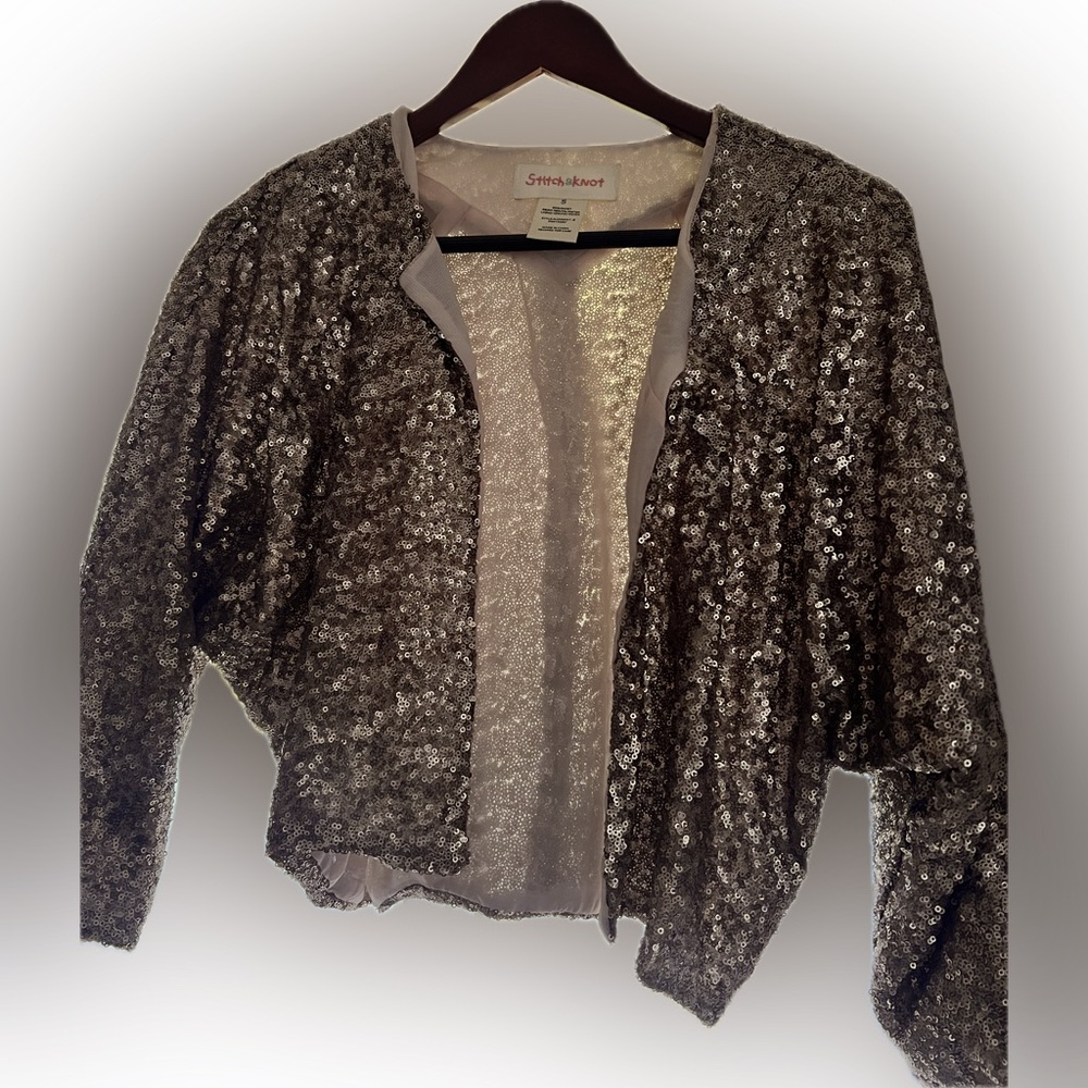 Anthropologie. Stitch + Knot Sequin Sweater.